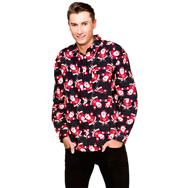 Mens Ladies Christmas Fancy Dress Suit Shirt Tie Xmas Party Novelty